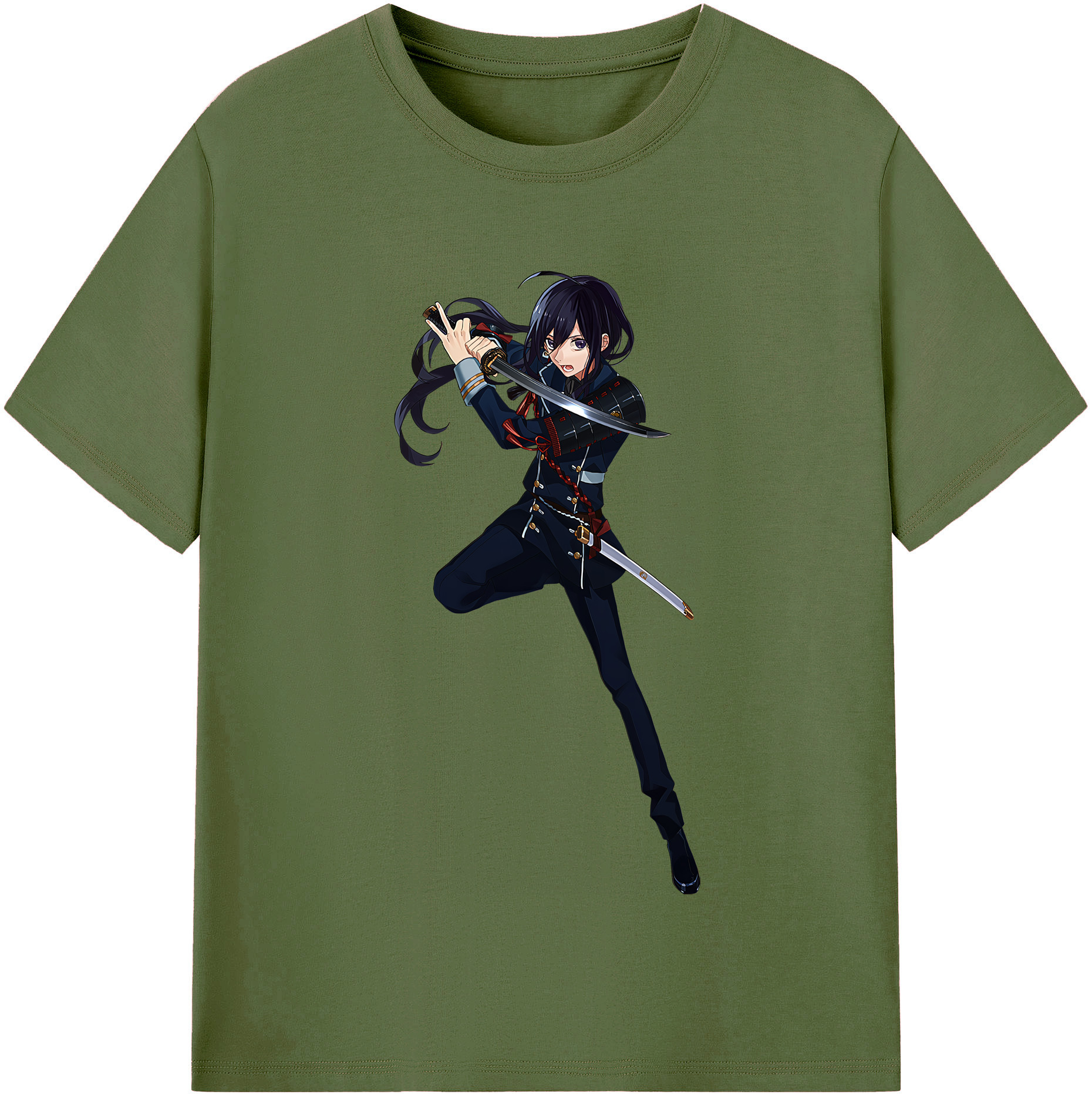 （画像用） 刀剣乱舞 Touken Ranbu 綿100％半袖Tシャツ（フロントプリント）